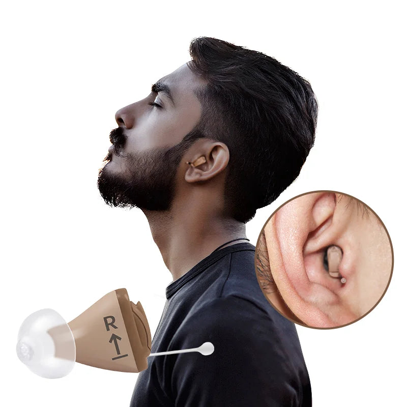 VoiceVivid™ ITC Mini Invisible Hearing Solution (App Controlled)