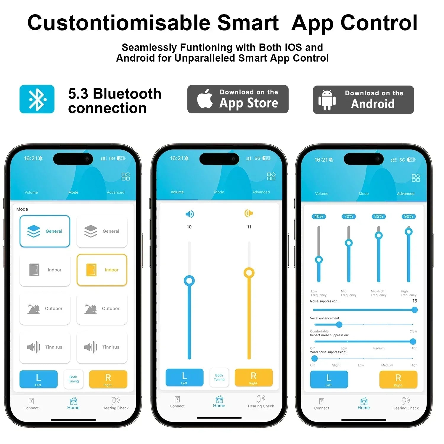 VoiceVivid™ ITE Smart Hearing (App Controlled)
